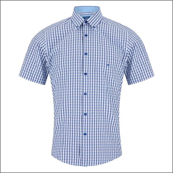 Dg's Blue Multi Check SS Shirt*.
