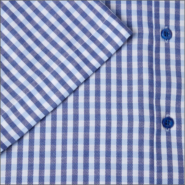 Dg's Blue Multi Check SS Shirt*.