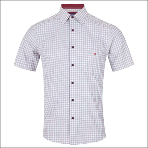 Dg's Pink Multi Check SS Shirtº