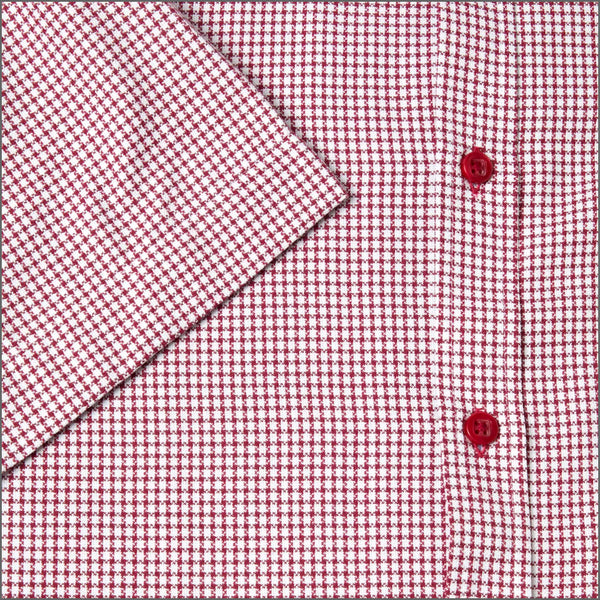 Dg's Red Check Short sleeve Shirt=