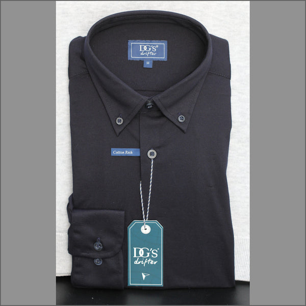 Drifter Giovanni Navy Plain LS shirtª