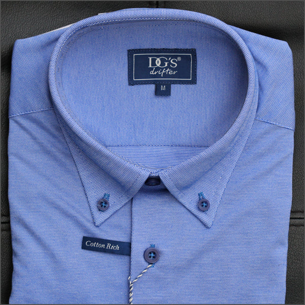 Drifter Giovanni Sky Blue Plain LS shirtª