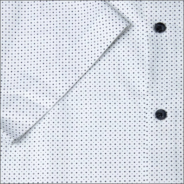 Dg's White With Black Dots Short sleeve Shirt=