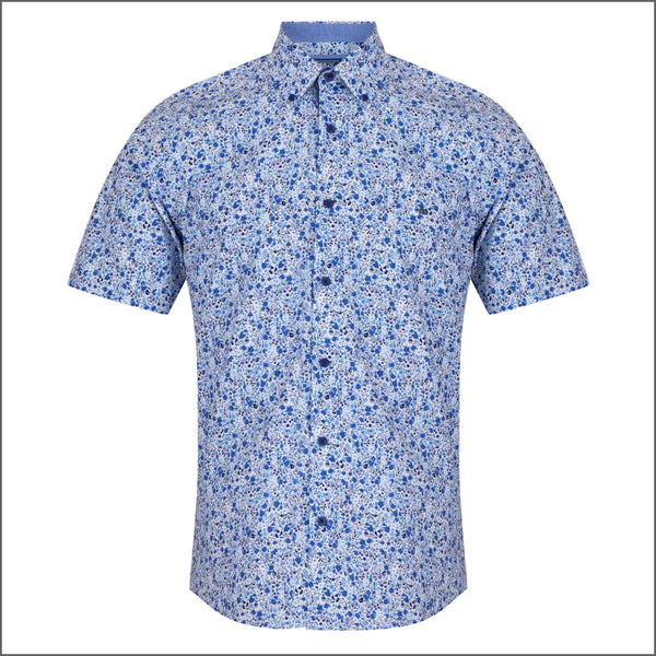 Dg's Blue & White Pattern Shirt SSº