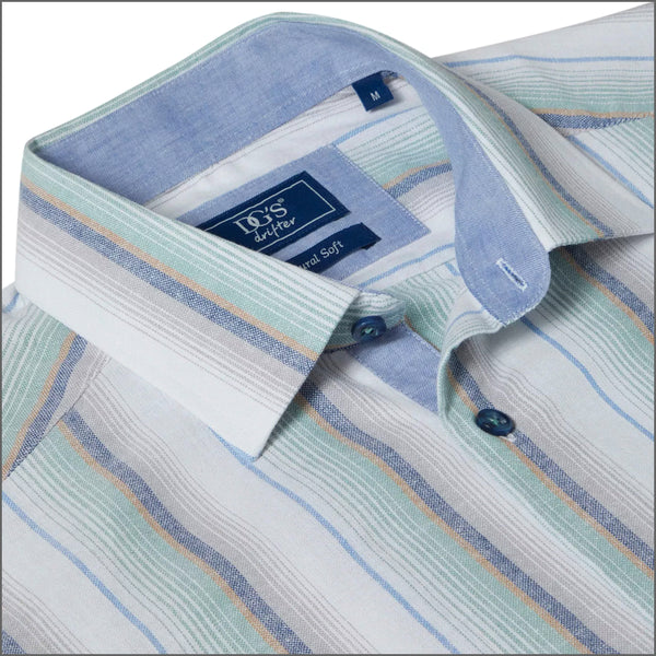 Dg's Light Green Stripe Shirt SSº