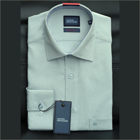 Daniel Graham Gordon LS Green Pattern Shirtª.