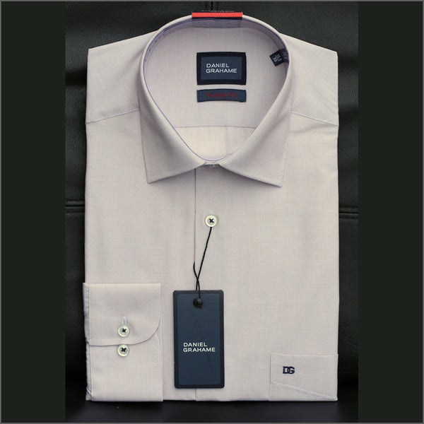 Daniel Graham Gordon LS Pink Woven Pattern Shirtª.