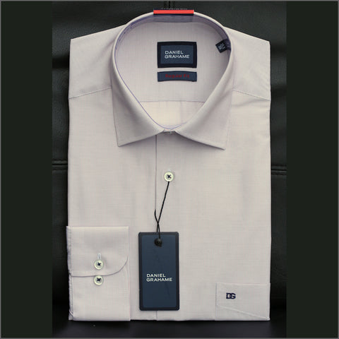 Daniel Graham Gordon LS Pink Woven Pattern Shirtª.