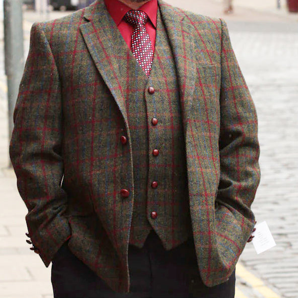 Harris Tweed Angus Jacket=