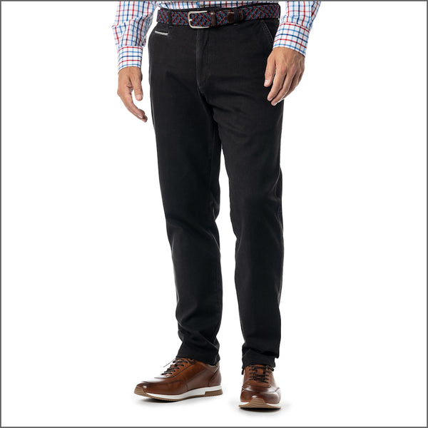 Gurteen Baldock Granite Pick And Pick Stretch Cotton Chino Trouser,