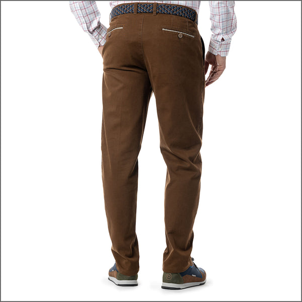 Gurteen Baldock Spice Pick And Pick Stretch Cotton Chino Trouser,