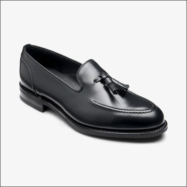 Loake Brunel Black Polished loafer~