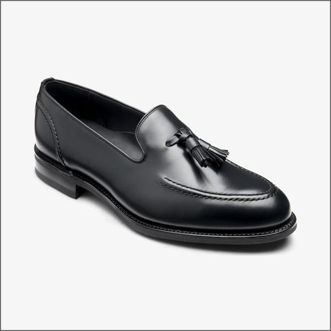 Loake Brunel Black Polished loafer~