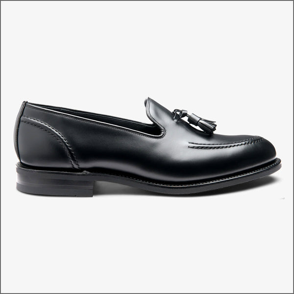 Loake Brunel Black Polished loafer~