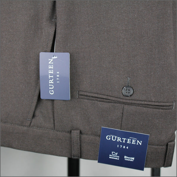 Gurteen Cologne Conker Stretch Flannel Trouserº