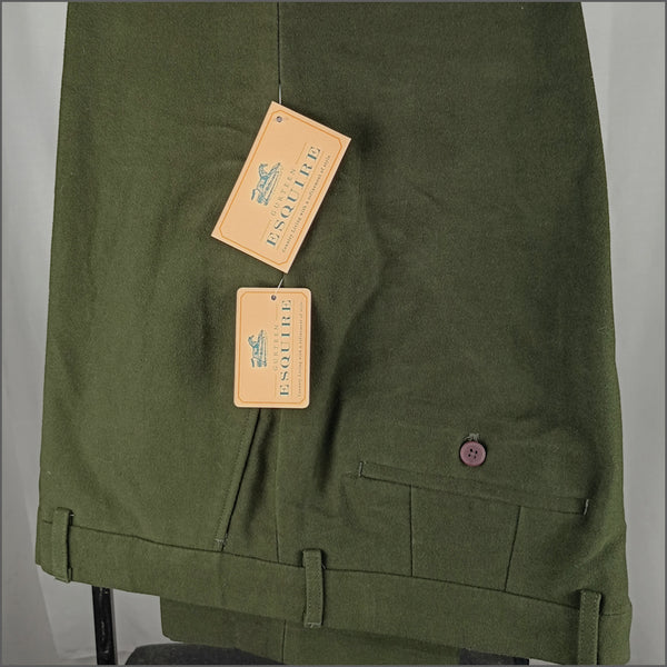 Gurteen Epsom Moleskin Olive Trouserº