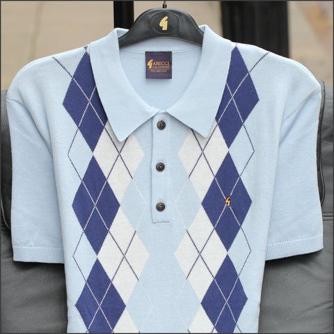 Gabicci M08 Skylight Patterned Polo Top^