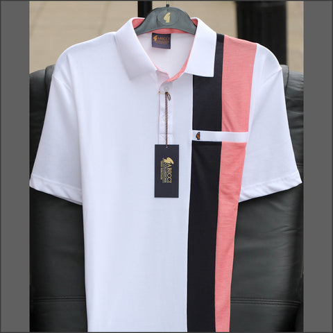 Gabicci X10 White Pattern T Shirt^