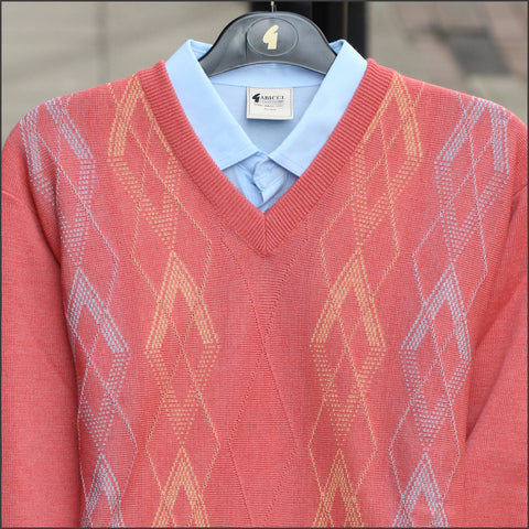 Gabicci M03 Coral V Neck=