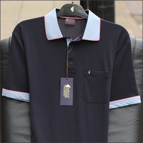 Gabicci X08 Navy Pattern T Shirt~