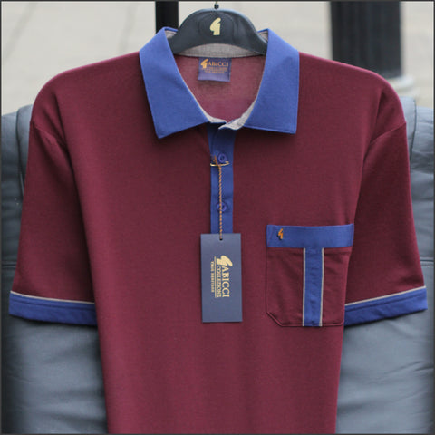 Gabicci X10 Berry Pattern Polo~