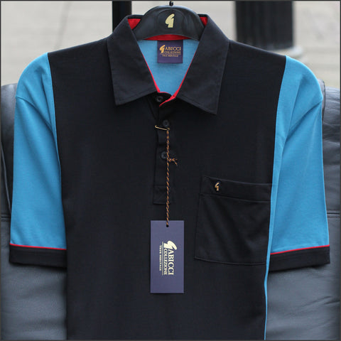 Gabicci X02 Teal Pattern T Shirt~