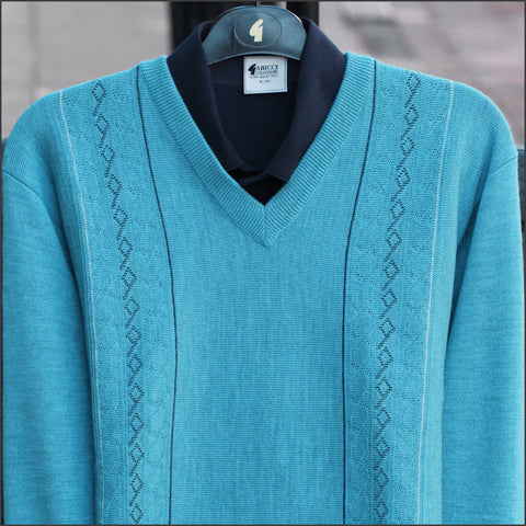 Gabicci M03 Aqua V Neck@