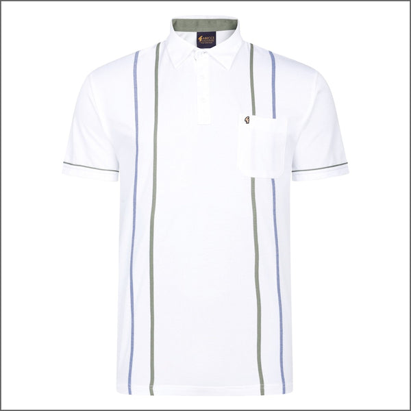 Gabicci X04 White Pattern Polo*