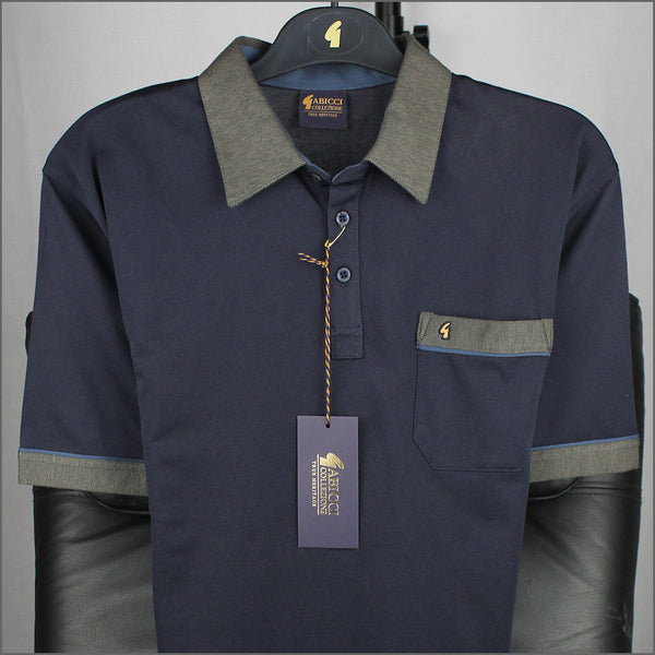 Gabicci X11 Navy Pattern T Shirt.