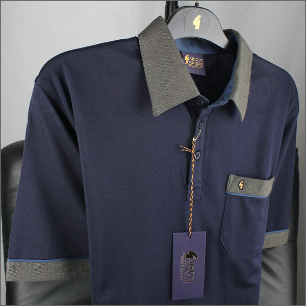 Gabicci X11 Navy Pattern T Shirt.