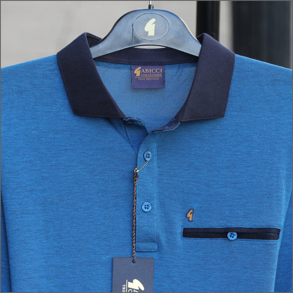 Gabicci Y02 Adriatic Long Sleeve Polo Top~