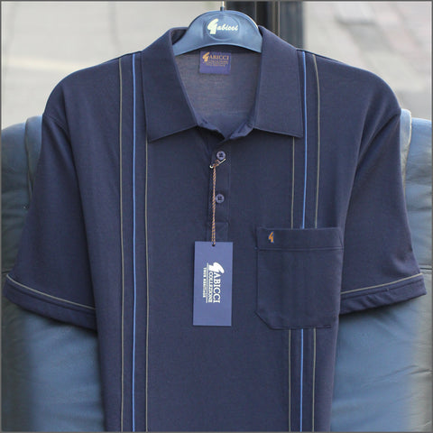 Gabicci X01 Navy Pattern T Shirt~
