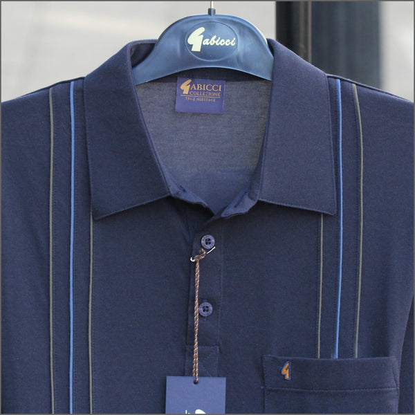 Gabicci X01 Navy Pattern T Shirt~