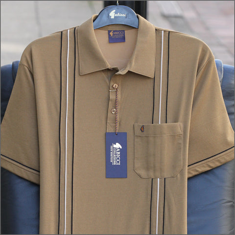 Gabicci X01 Nutmeg Pattern T Shirt~