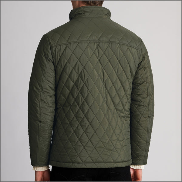 Brook Taverner Haydock Khaki Quilted Water Repellent Jacket*