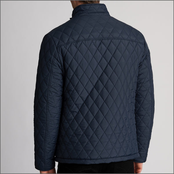 Brook Taverner Haydock Navy Quilted Water Repellent Jacket*