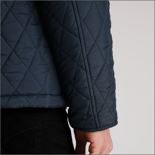 Brook Taverner Haydock Navy Quilted Water Repellent Jacket*