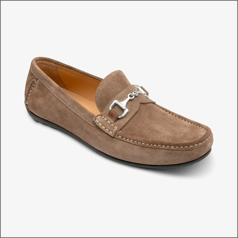Loake Hawthorn Flint  Suede Loafer~