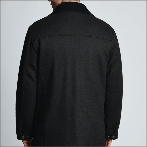 Brook Taverner Holloway Chocolate Melton Jacket*