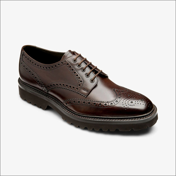 Loake Perseus Dark Brown premium Calf Leather brogueª