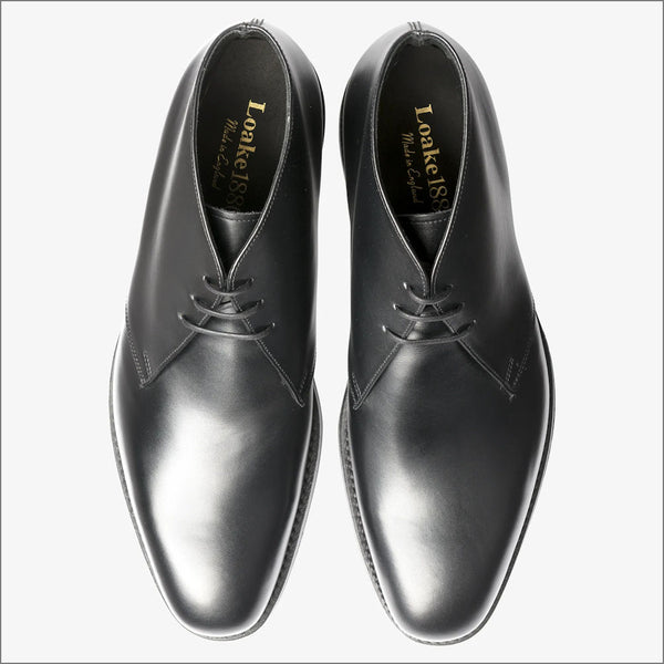 Loake Pimlico Black Calf Premium Chukka Bootº