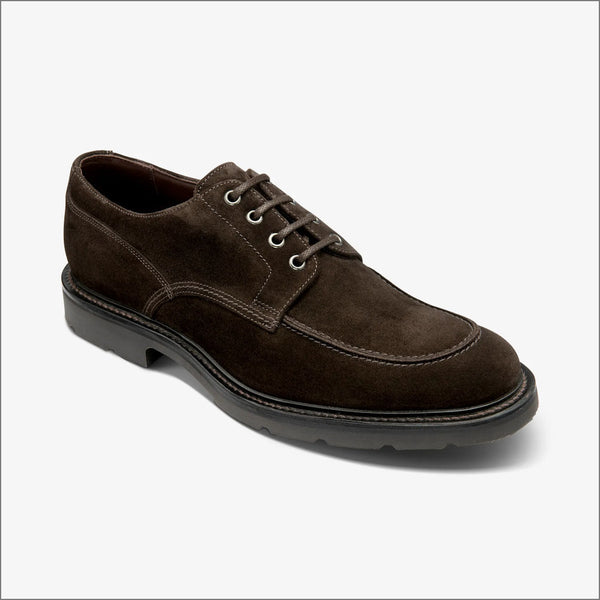 Loake Mowbury  Dark Brown Suede Shoeª