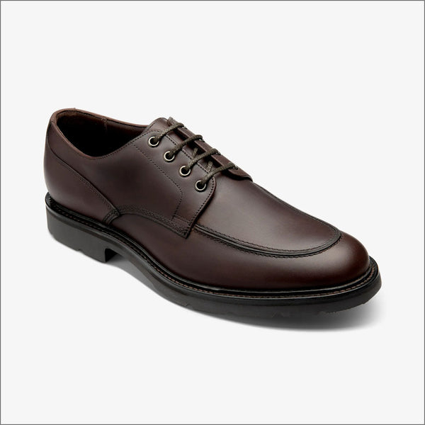 Loake Mowbury  Dark Brown waxy leather Shoeª