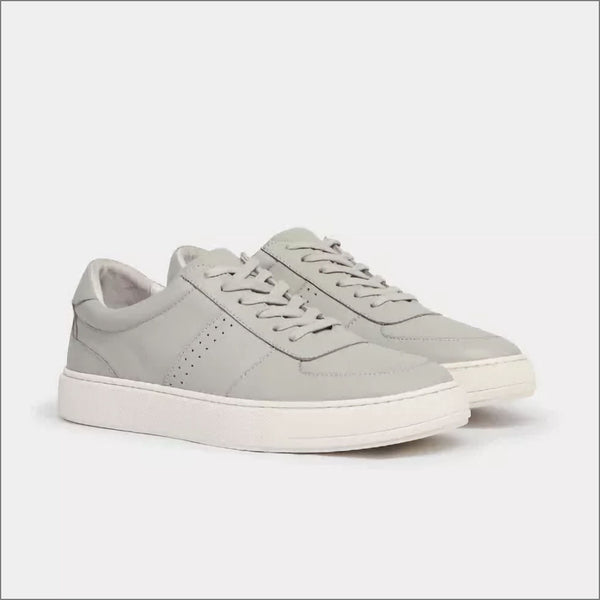 Remus Uomo Enrico Grey Leather Trainerª