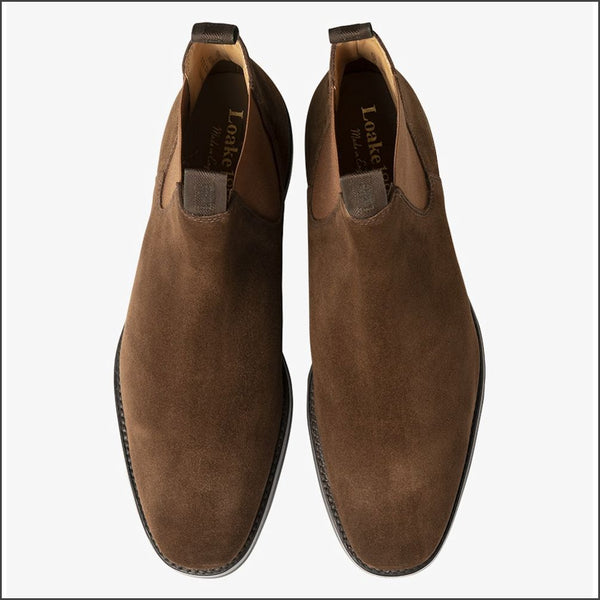 Loake Chatsworth Tobacco Suede Boot size 7.5 & 9.5 Only*