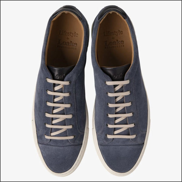 Loake Dash Light Blue Suede Sneaker Size 46 only*