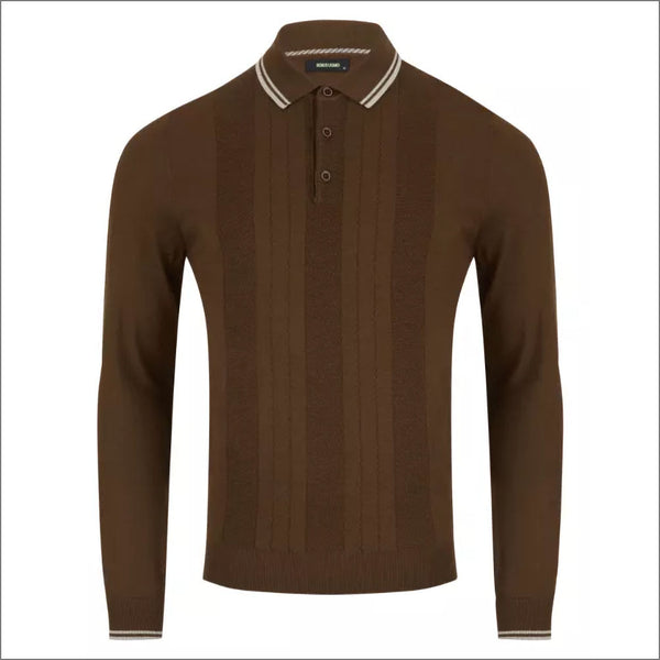 Remus Uomo Brown Polo Topª