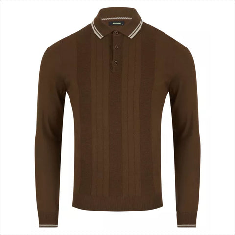 Remus Uomo Brown Polo Topª
