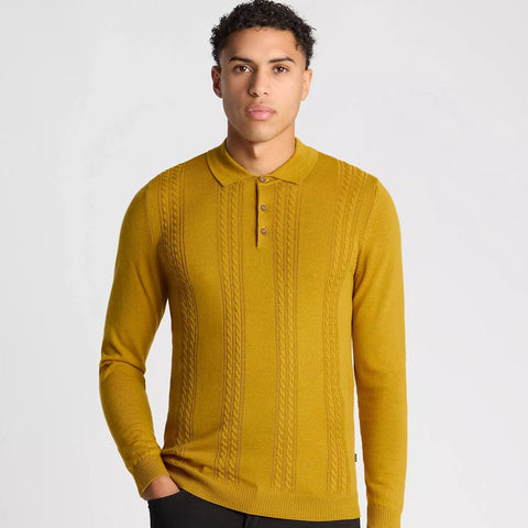 Remus Uomo Mustard Polo Topª