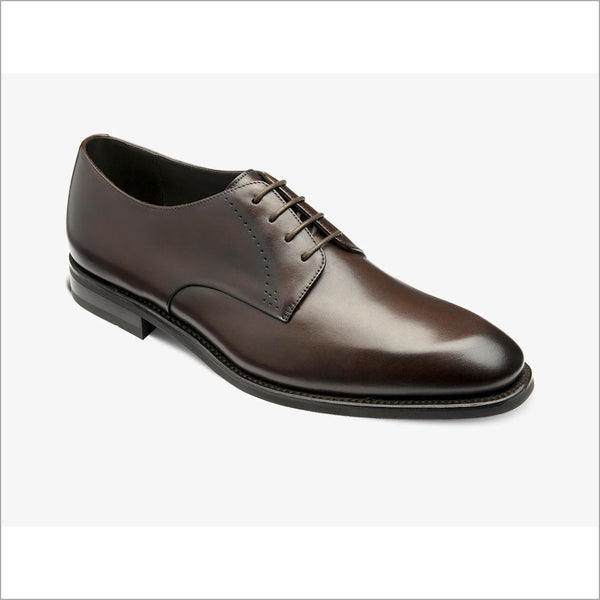 Loake Gosling Dark Brown Calf Leather brogue=